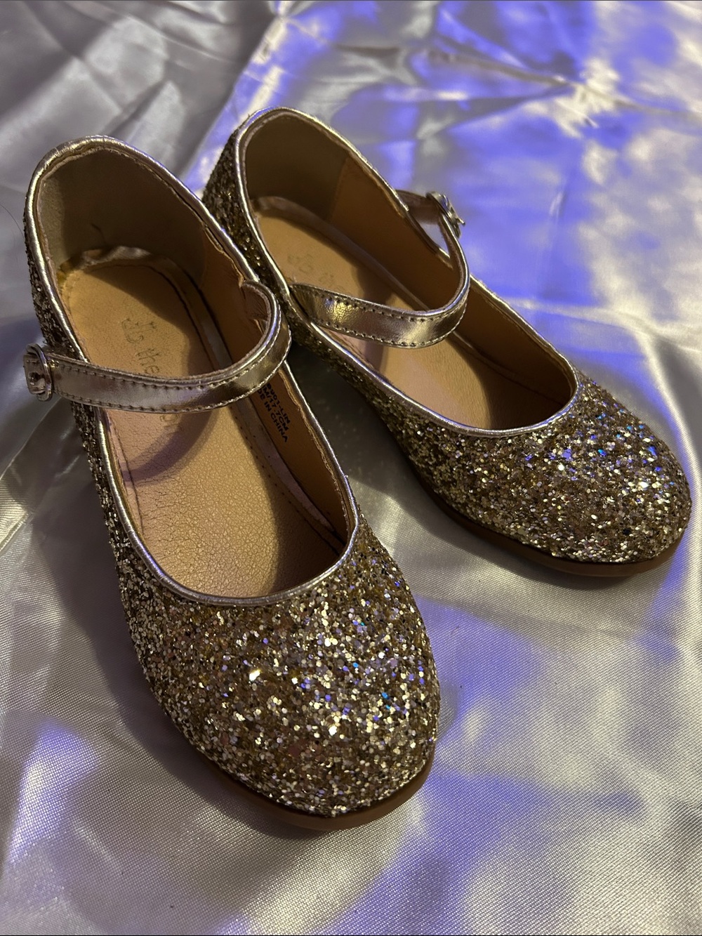 Girls' Glitter Pageant  Dress Shoes - Gold